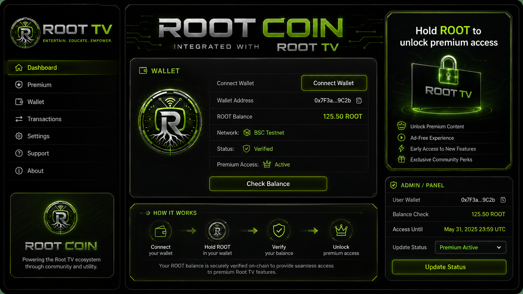 Root TV Integration